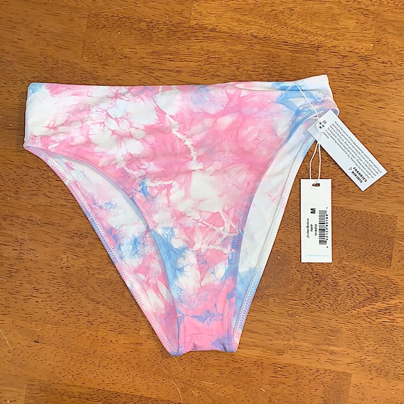 SOLD NWT Frankie’s Bikinis | Tie Dye Jordan High-Waist Bikini Bottoms - Picture 3 of 6